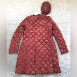 Uniqlo | Jackets u0026 Coats | New Nwt Uniqlo Long Burnt Red Ultra Light Down  Compact Coat Liner Quilted S Sml | Poshmark